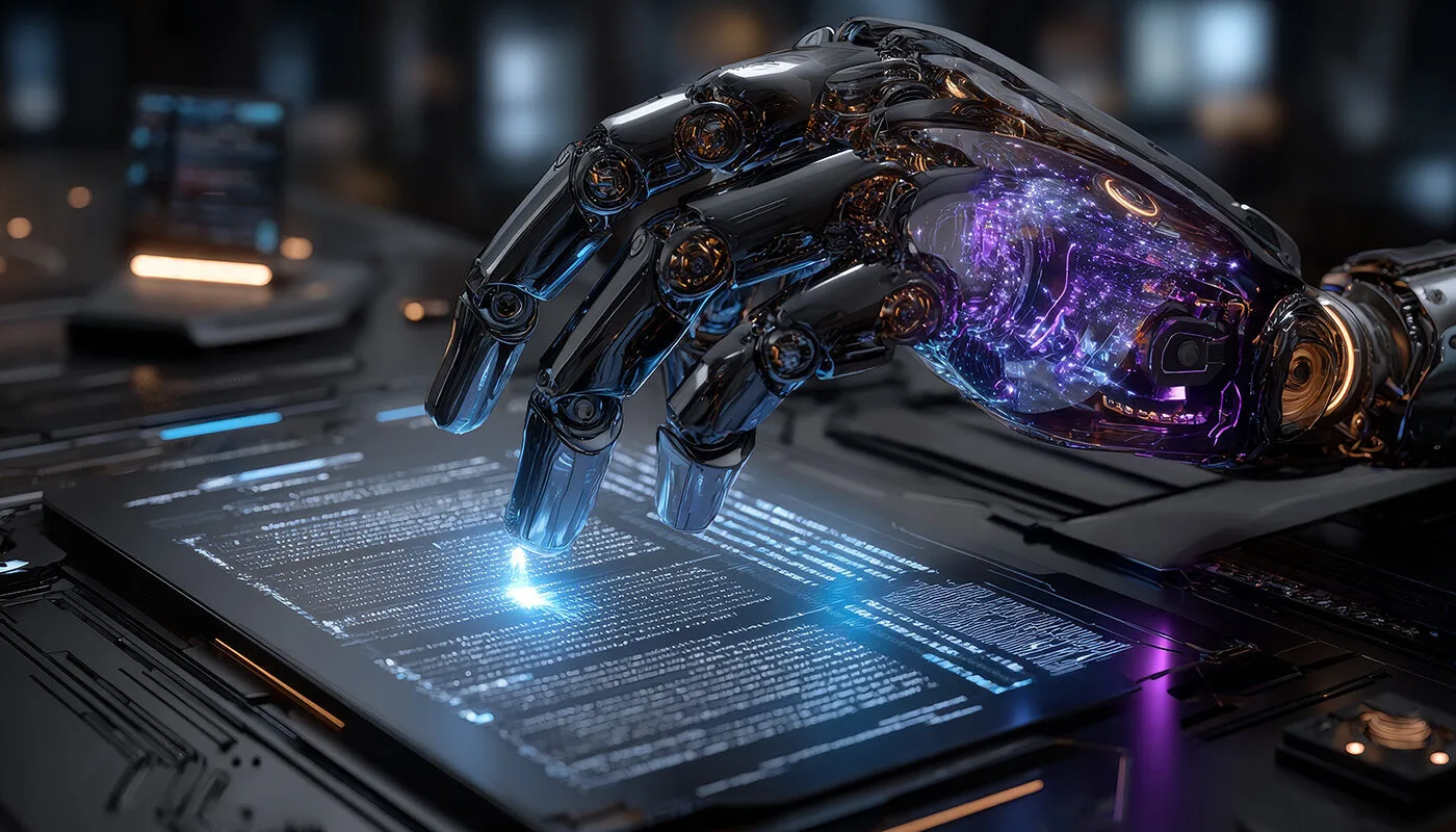 AI rewriting and generating SEO website content using neural network language models for modern web design workflows