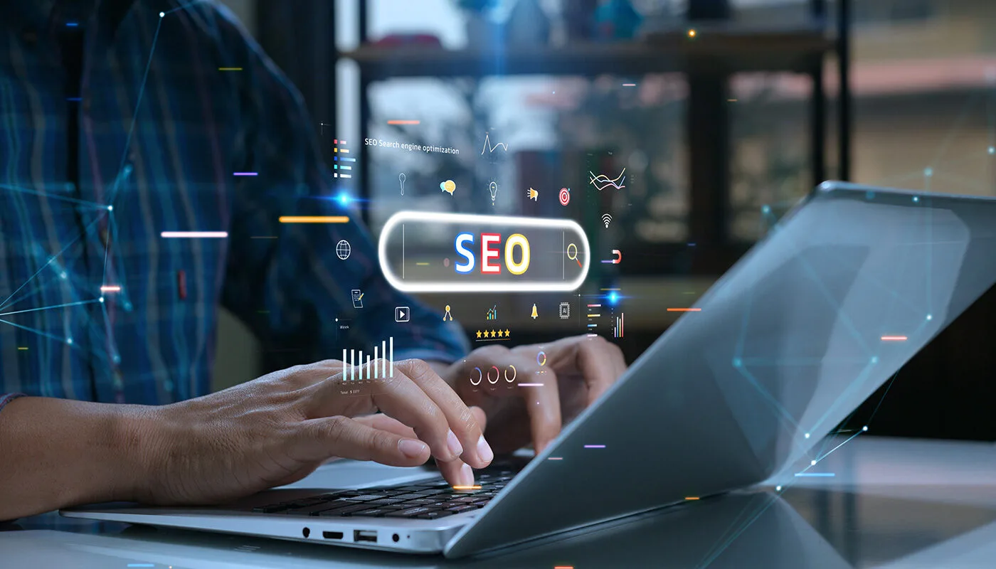 Keyword research checklist for Hamilton businesses analyzing search data and local SEO terms.